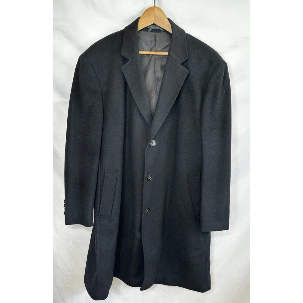 Lauren Ralph Lauren Men’s  Over Coat 48R  Cashmere Wool  Made in Italy